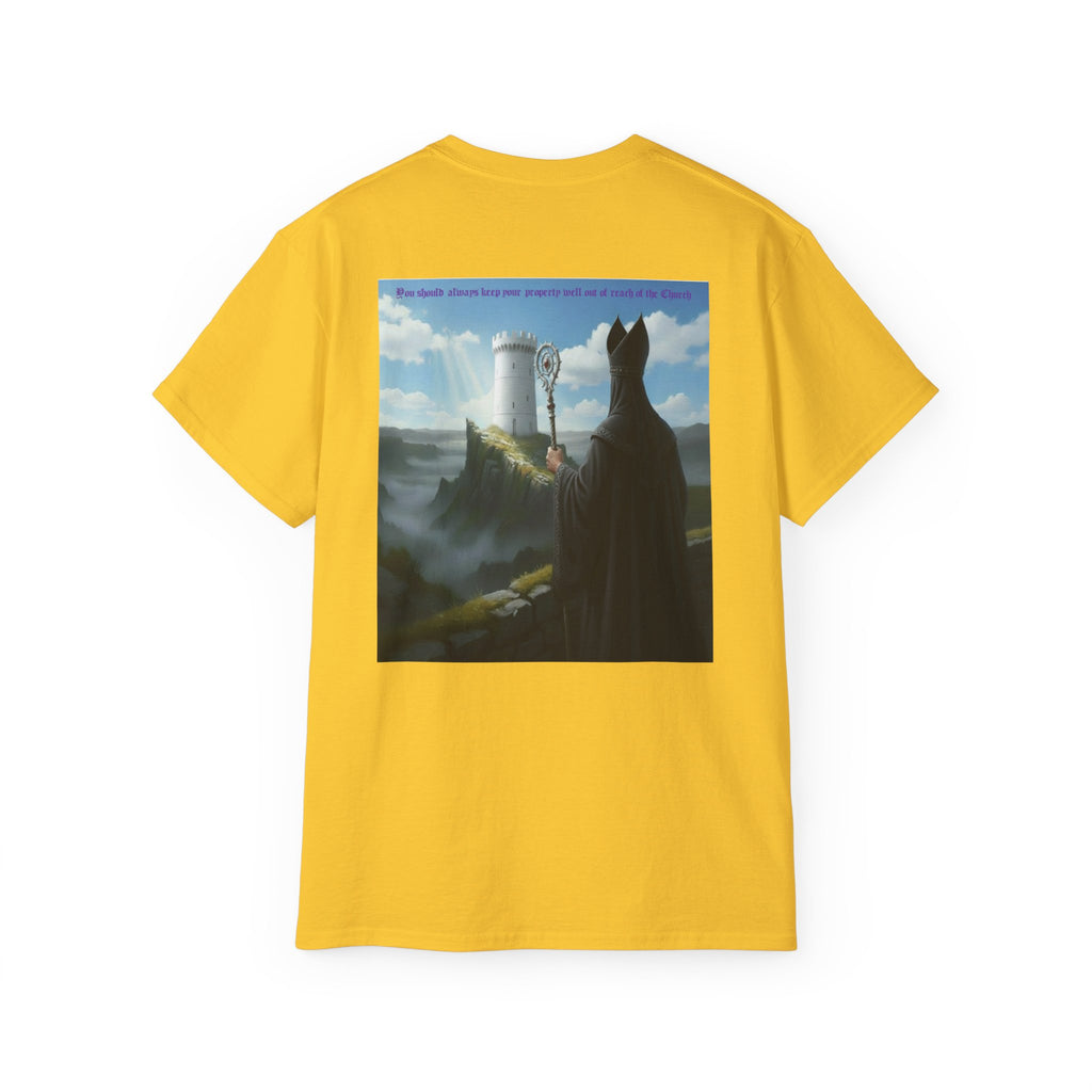 Crafty black  bishop chess joke T shirt