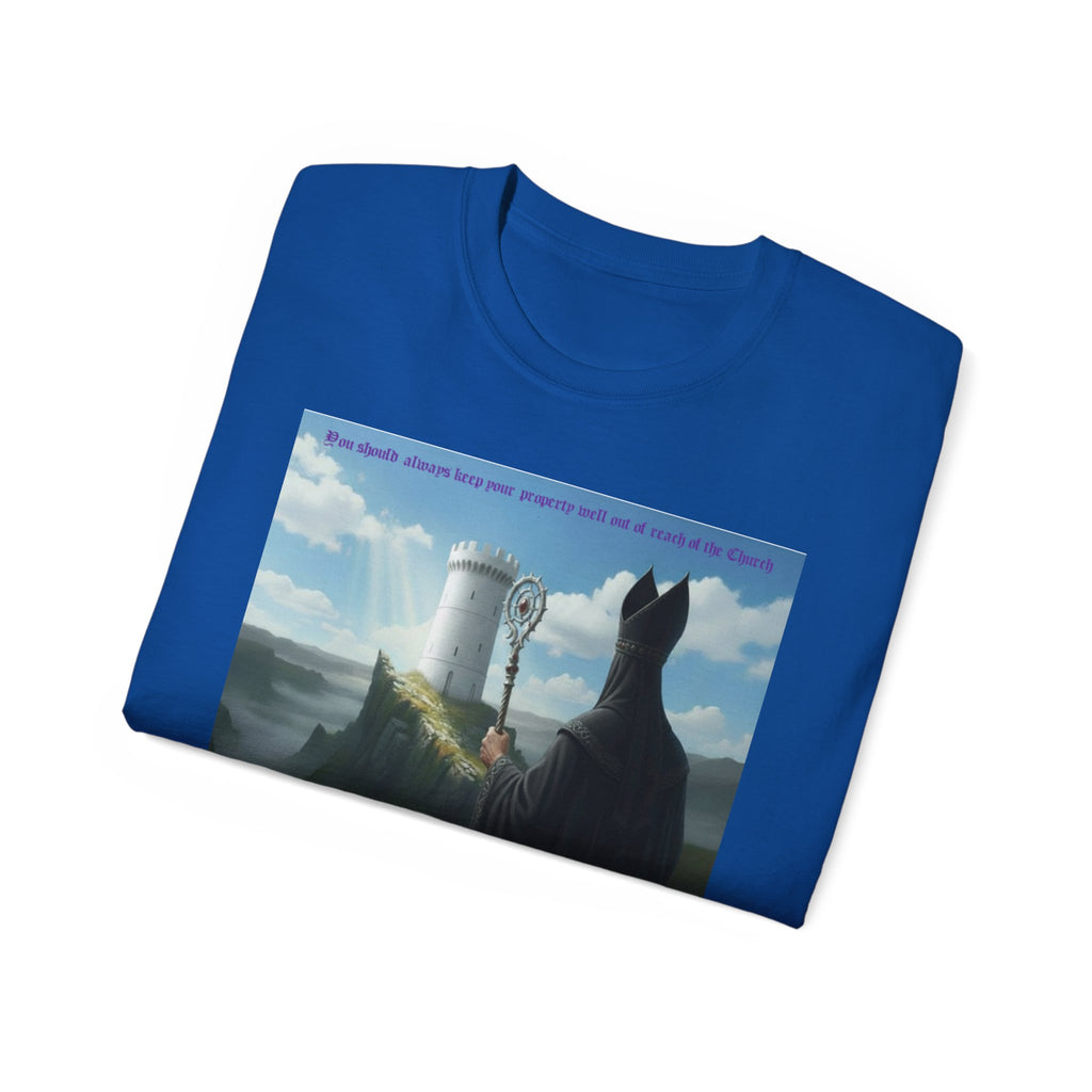 Crafty black  bishop chess joke T shirt
