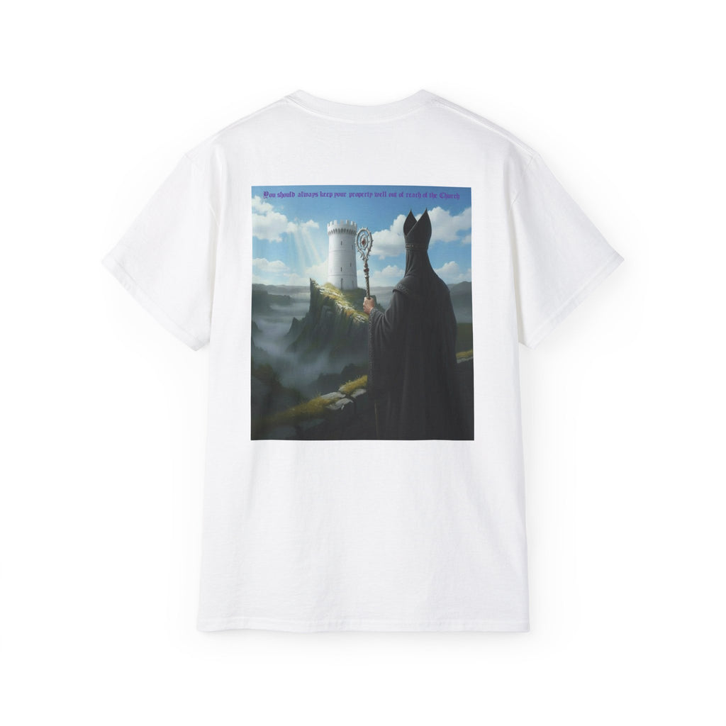 Crafty black  bishop chess joke T shirt