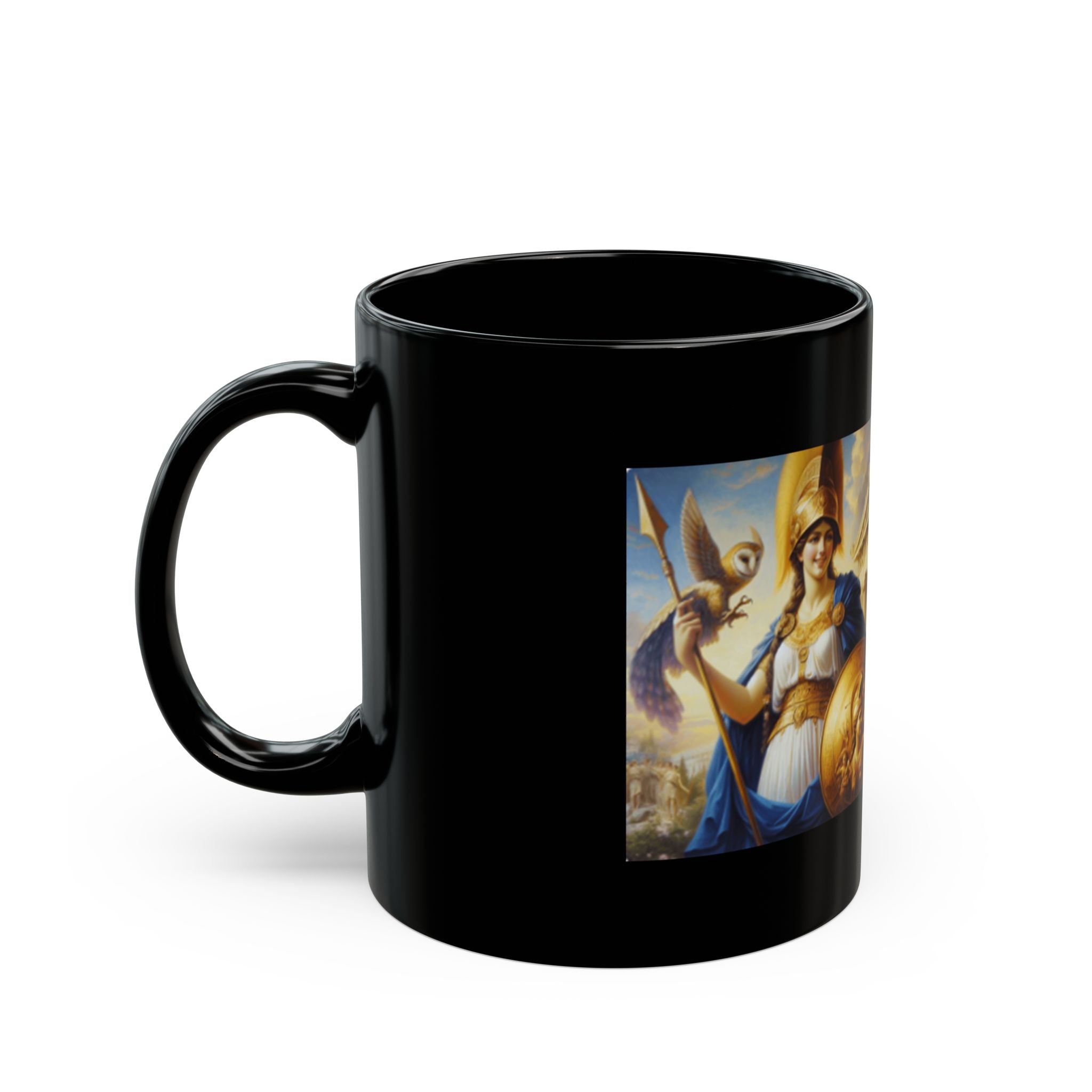 Athena Chess Quote Mug — 'When men fear a chess...' Inspirational Classical Coffee Cup