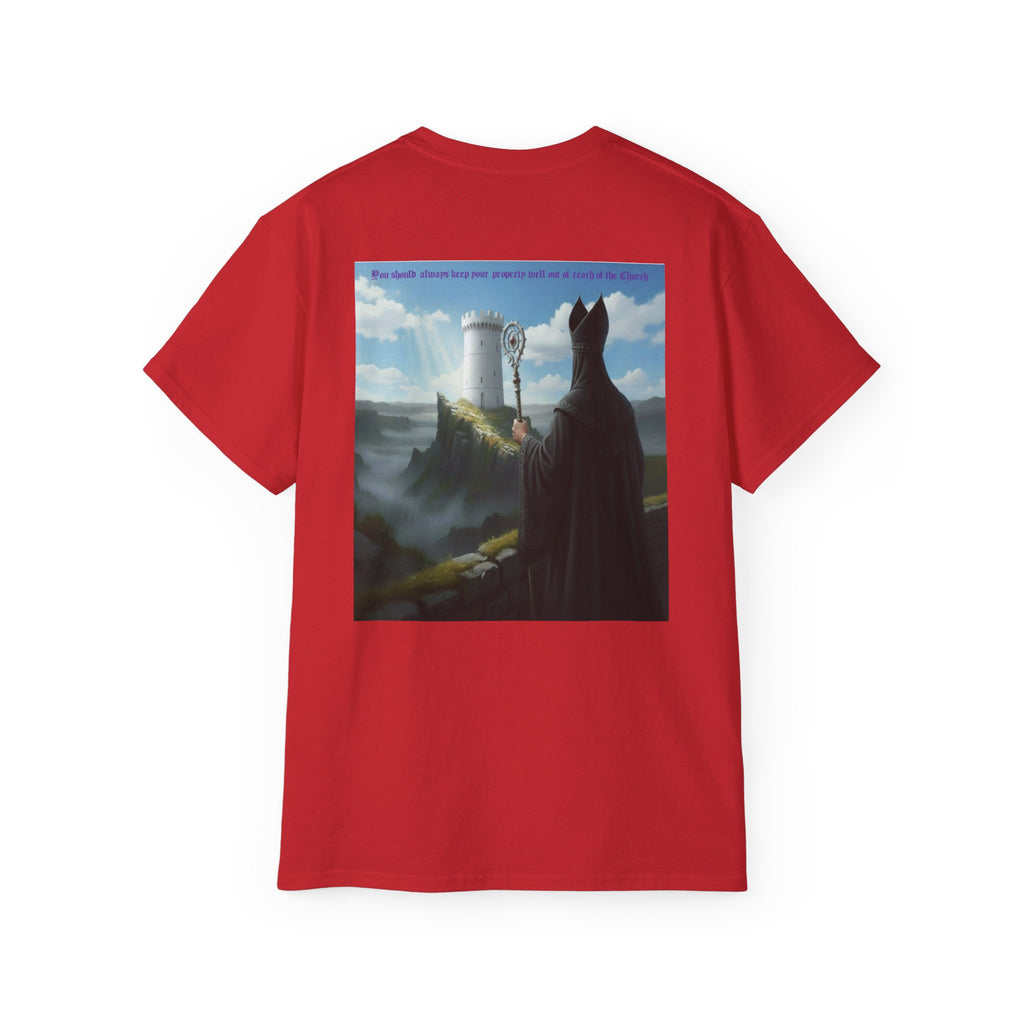 Crafty black  bishop chess joke T shirt