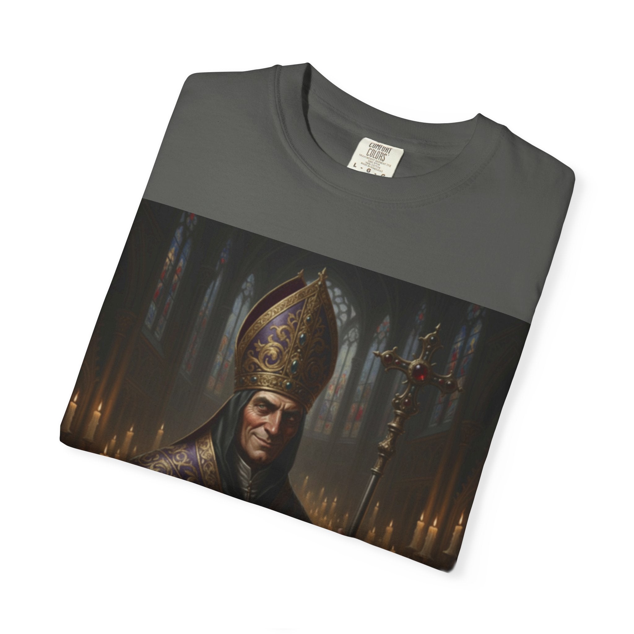 Chess joke T shirt with black bishop