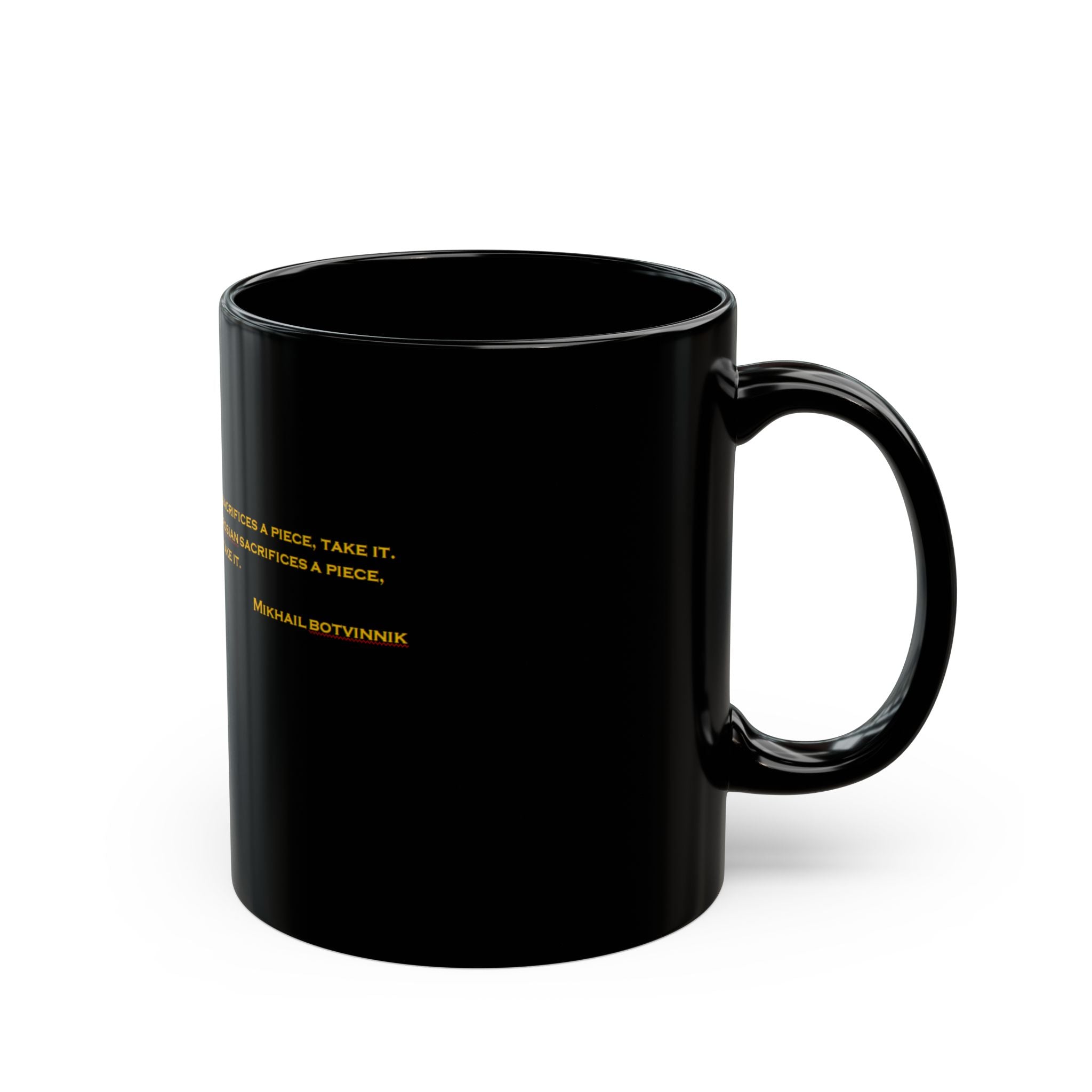 Chess Position Mug with Botvinnik Quote – Tactical Puzzle Coffee Mug (11oz/15oz)