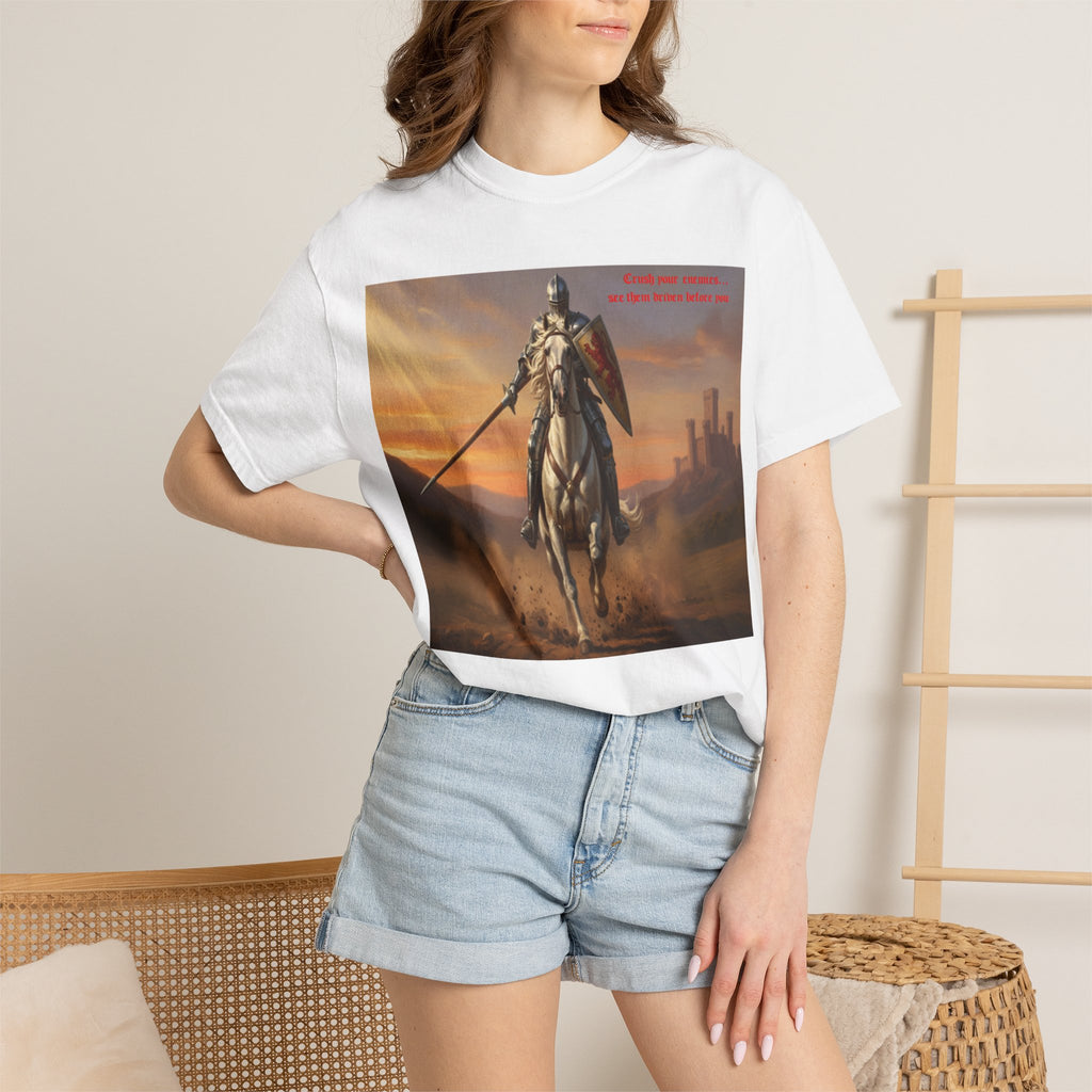 Invincible galloping knight chess T shirt