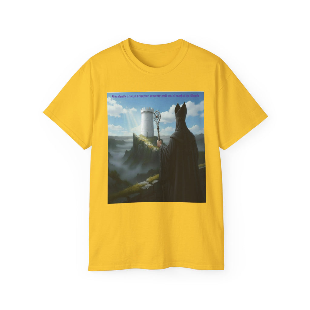 Crafty black  bishop chess joke T shirt