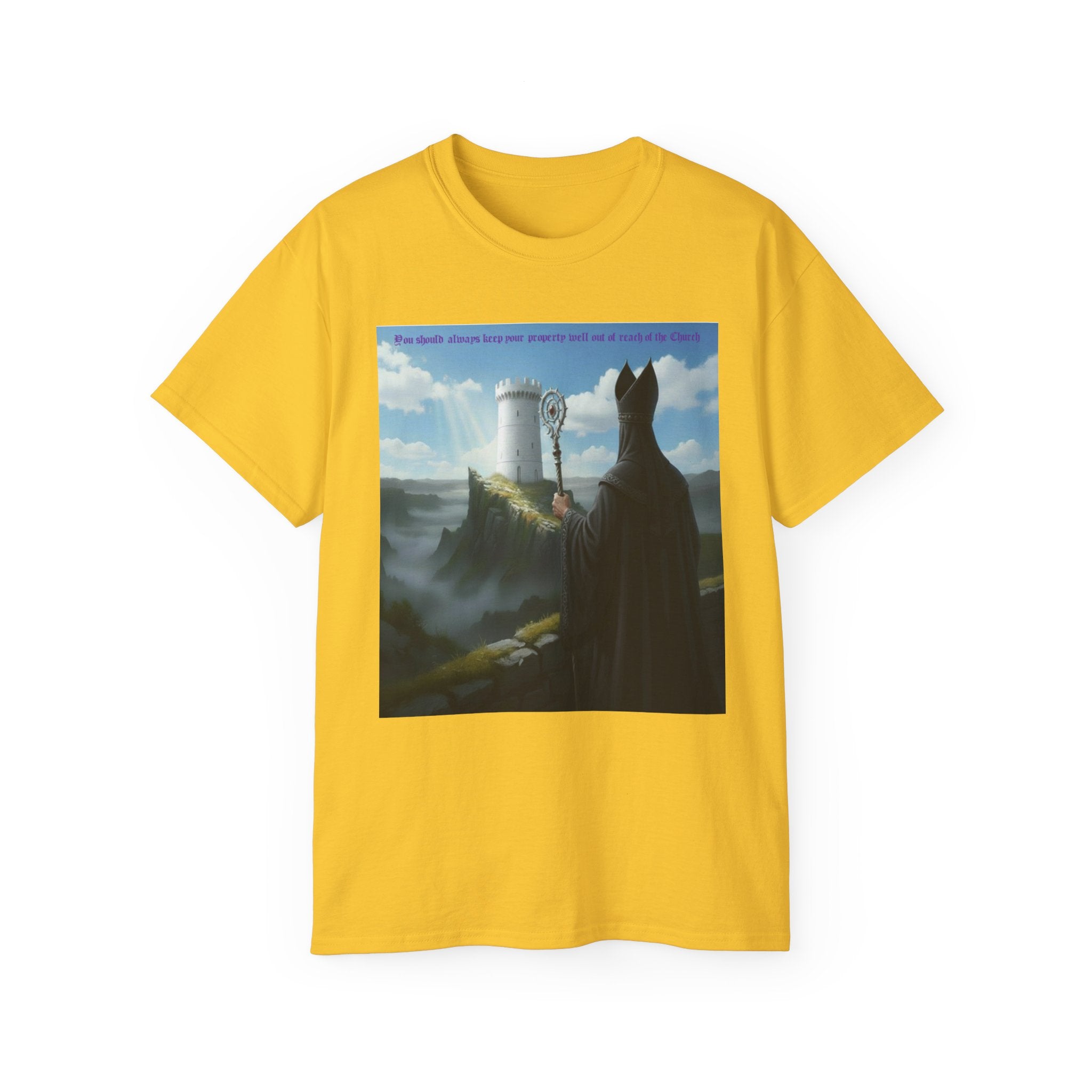 Crafty black  bishop chess joke T shirt