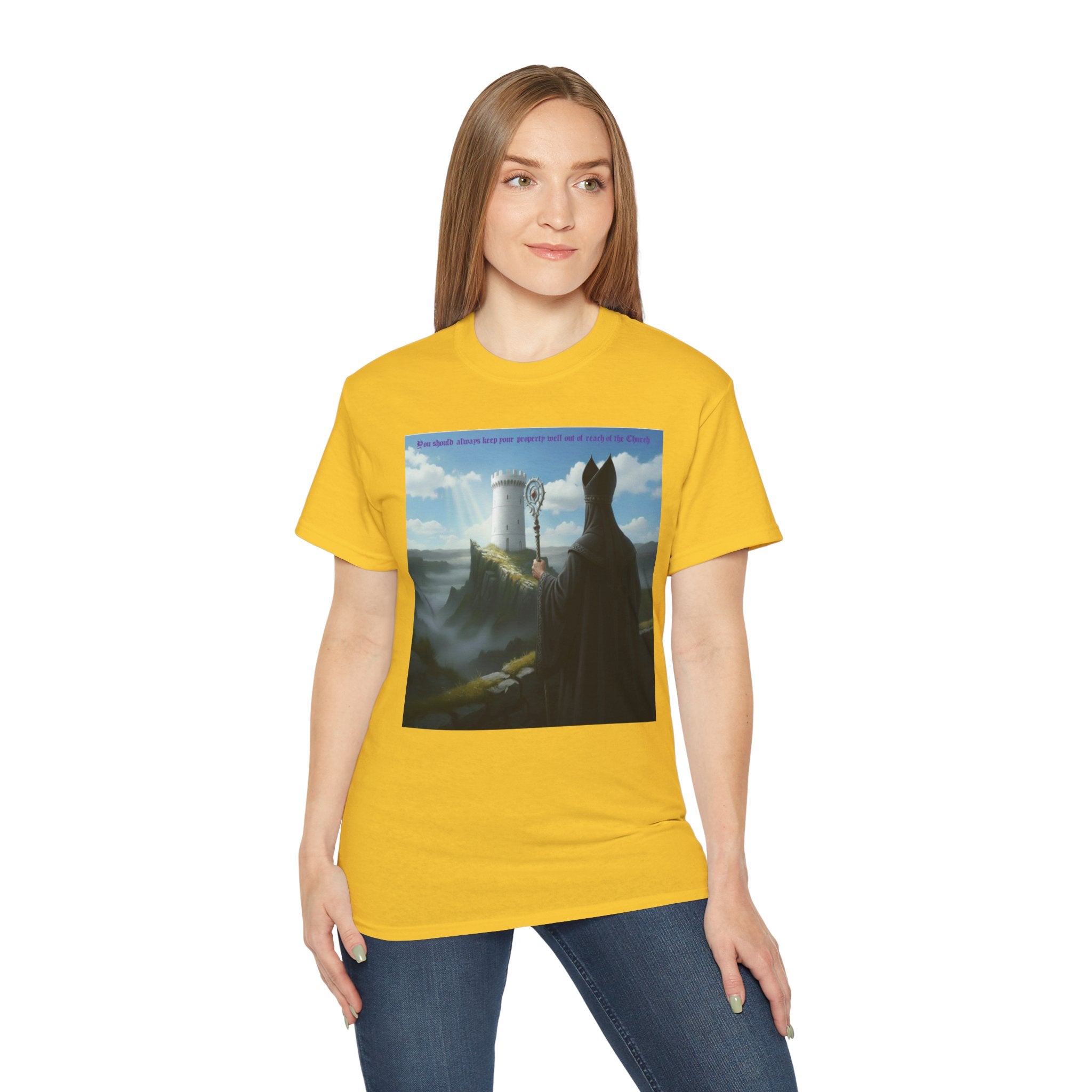 Crafty black  bishop chess joke T shirt