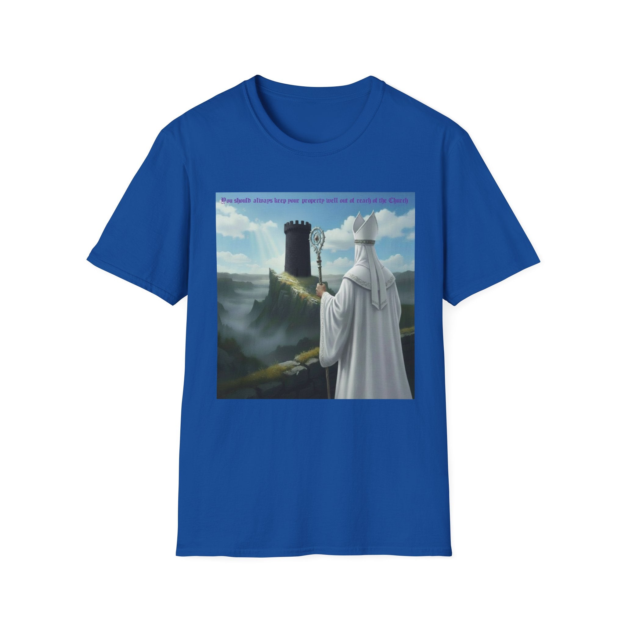 Crafty white bishop chess joke T shirt