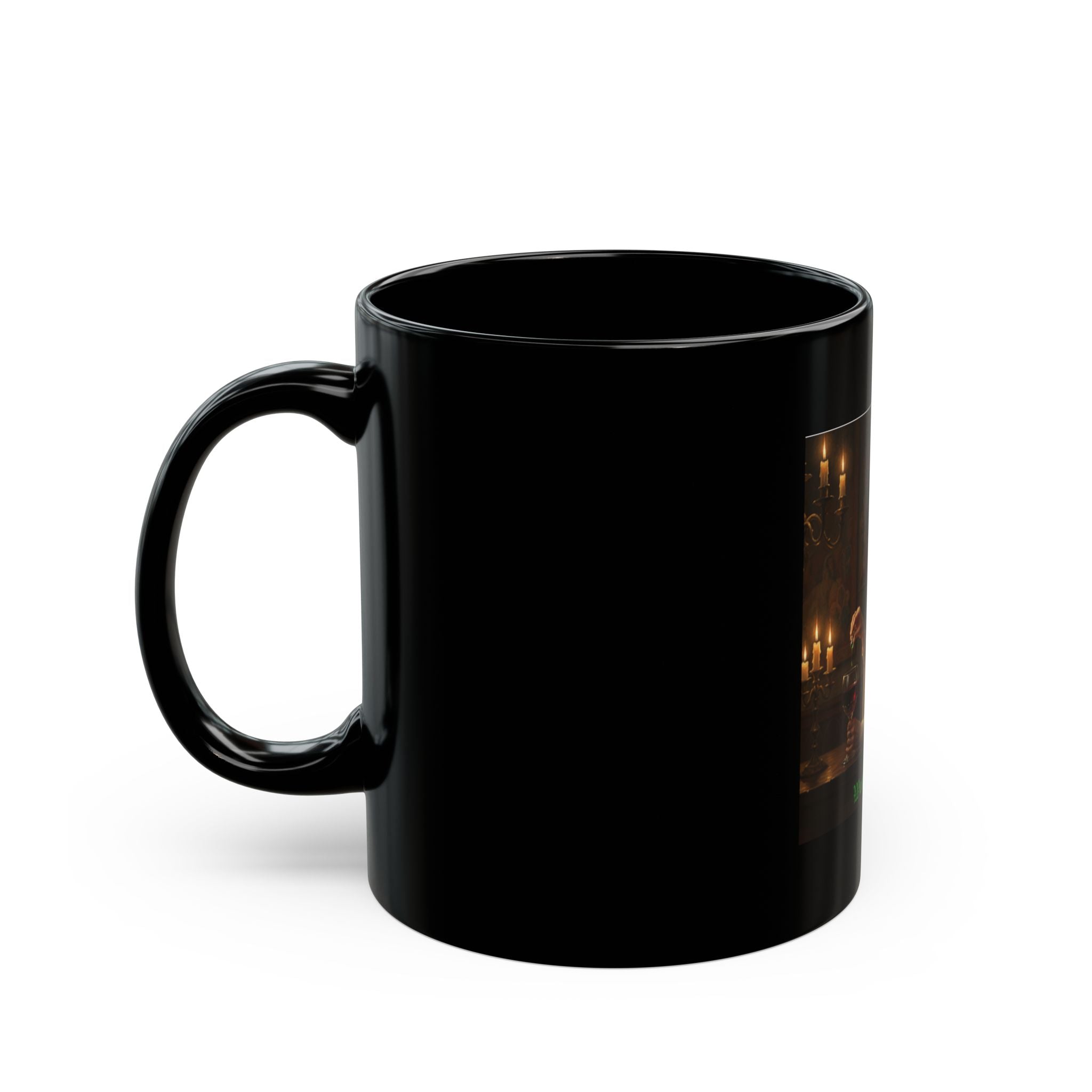 Gothic Queen Coffee Mug – 'Would You Like a Drink?' Black Ceramic Mug