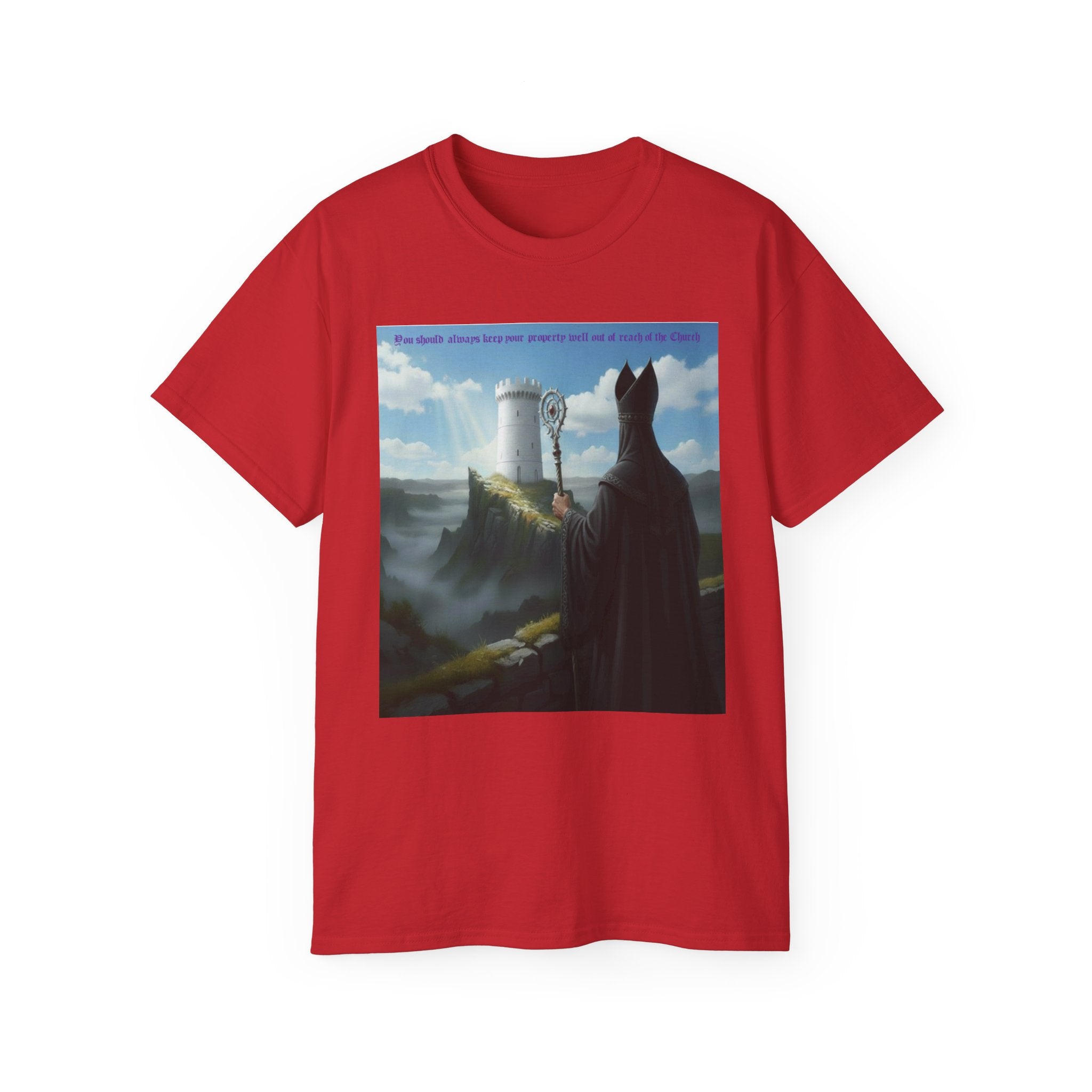 Crafty black  bishop chess joke T shirt