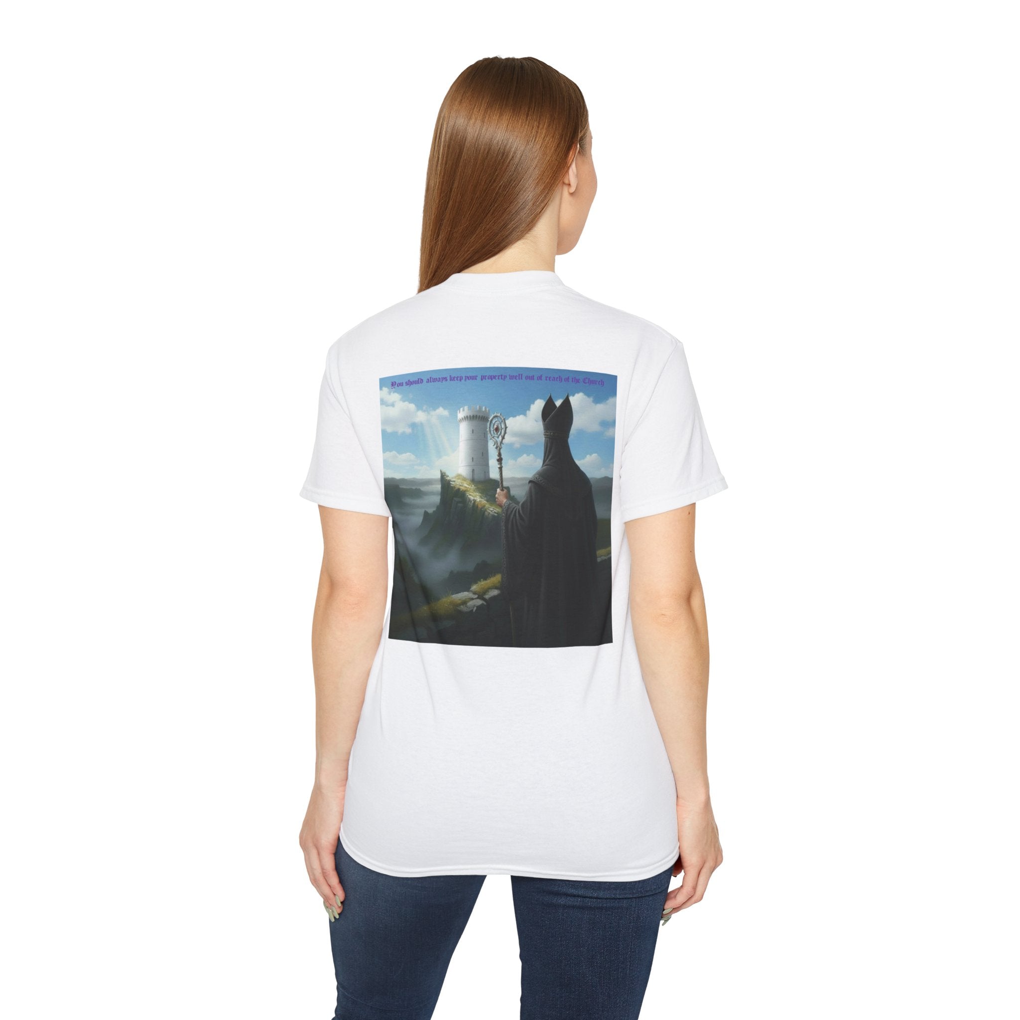 Crafty black  bishop chess joke T shirt