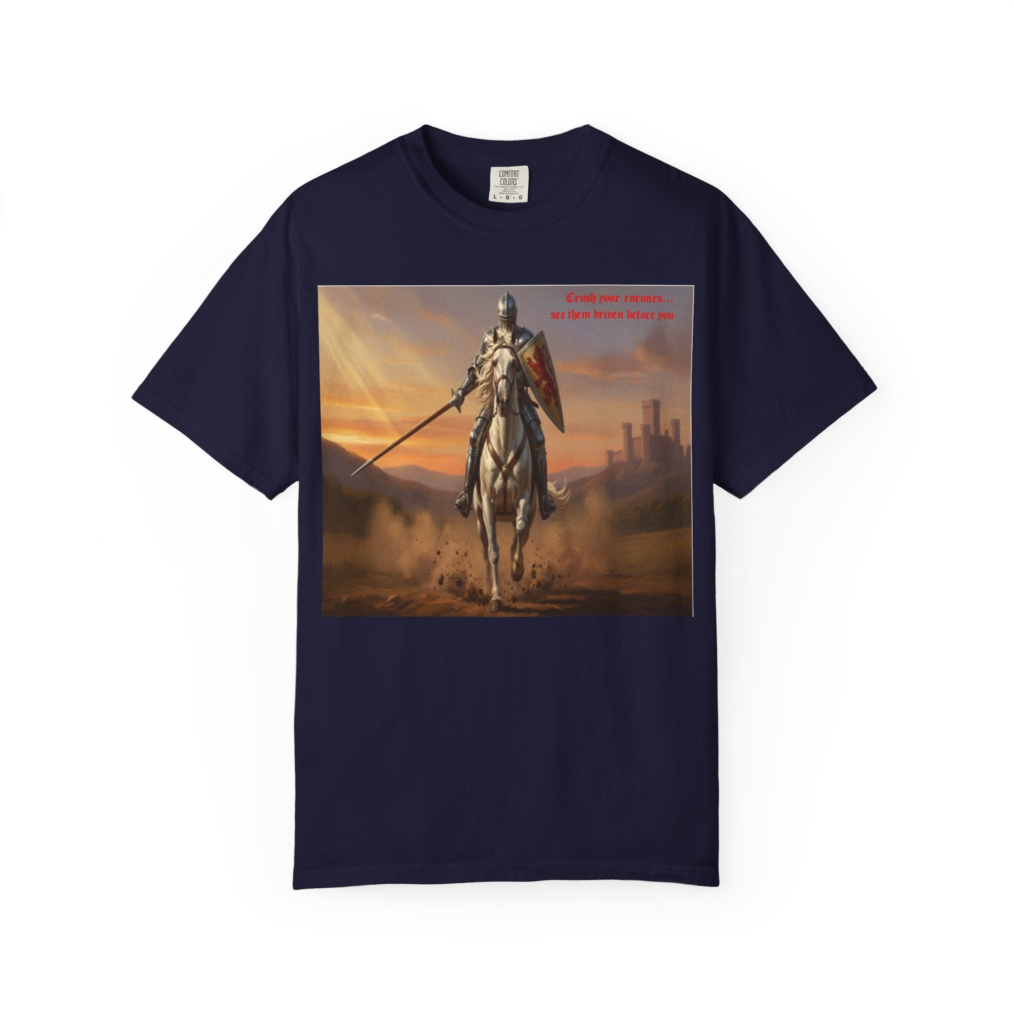 Invincible galloping knight chess T shirt
