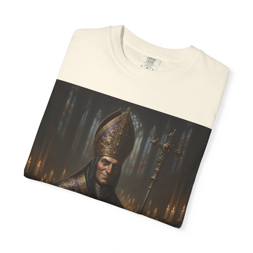 Chess joke T shirt with black bishop