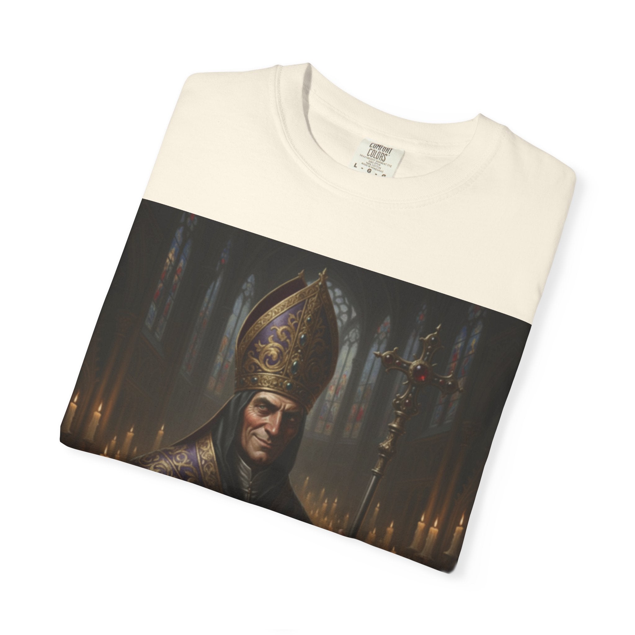 Chess joke T shirt with black bishop