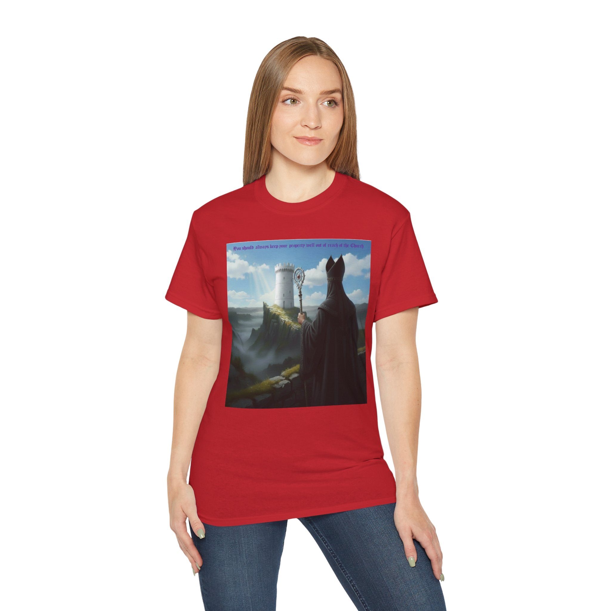 Crafty black  bishop chess joke T shirt