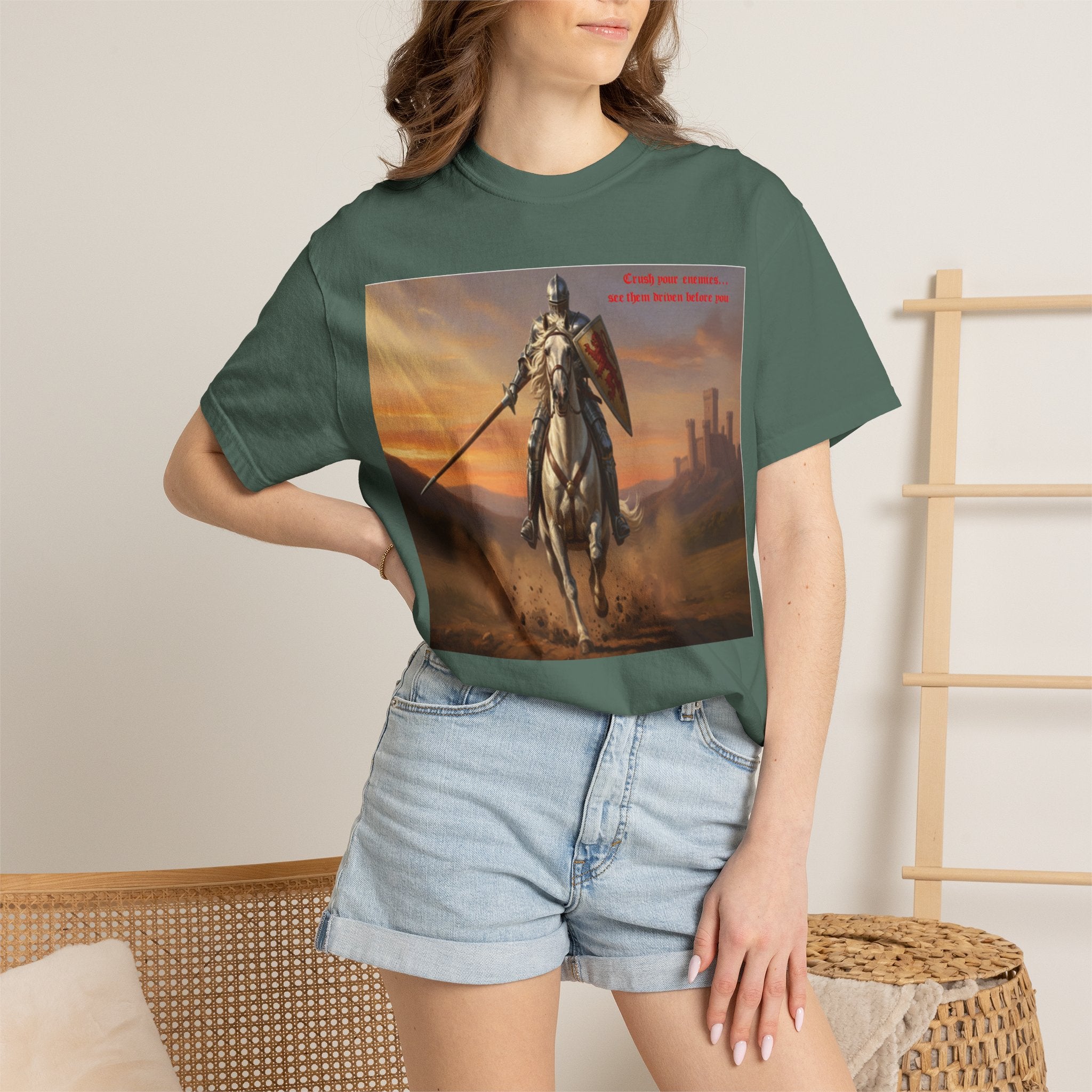 Invincible galloping knight chess T shirt